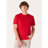Wrangler W70MD33UU Kırmızı Bisiklet Yaka Erkek T-Shirt
