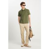 WRANGLER Yeşil Erkek Kısa Kol T-Shirt Erkek Regular Fit Polo