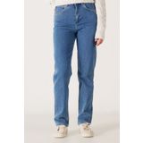 WRANGLER Yüksek Bel Dar Paça Esnek Mavi Kadın Mom Jean Denim Kot Pantolon