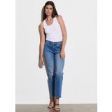 Wrangler Yüksek Bel Düz Paça Straight Kadın Denim Pantolon W26R4741G