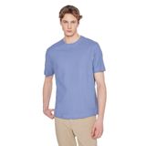 WRANGLER%100 Pamuk Regular Fit Bisiklet Yaka Basic Premium Tişört, M, W2610159, Indigo-W2610159TF, Erkek