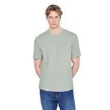 WRANGLER%100 Pamuk Regular Fit Bisiklet Yaka Basic Premium Tişört, S, W2610159, Turquoise-W2610159306, Erkek