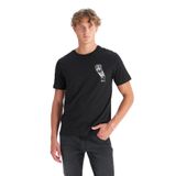 WRANGLER%100 Pamuk Regular Fit Bisiklet Yaka Tişört, S, W2520169, Black-W2520169001, Erkek