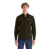 WRANGLER%100 Pamuk Regular Fit Klasik Yaka Kadife Gömlek, M, W5A14A, Ivy Green-MW5A14AXIX, Erkek