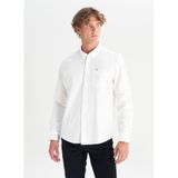 WRANGLER%100 Pamuk Regular Fit Normal Kesim Cep Detaylı Beyaz Gömlek, XL, W241464, White-MW241464100, Erkek