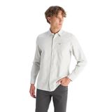 WRANGLER%100 Pamuk Regular Fit Normal Kesim Gri Gömlek, L, W2520584, Gray-W2520584035, Erkek
