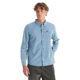 WRANGLER%100 Pamuk Regular Fit Tek Cepli Klasik Yaka Gömlek, L, W241464, MidBlue-MW241464XT, Erkek