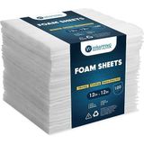 WRAPPING MAILERS SOLUTION 100 Paket Köpük Levha 30,48 cm x 30,48 cm, Taşıma ve Paketleme Malzemeleri, Kupa, Bardak, Bardak ve Tabakları Koruyun.