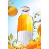 Wrapsol Smoothie Blender Taşınabilir Şarjlı Kişisel Mini Meyve Karıştırıcı 300 ml (Beyaz) - Çok Renkli