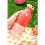 Wrapsol Smoothie Blender Taşınabilir Şarjlı Kişisel Mini Meyve Karıştırıcı 300 ml - Pembe
