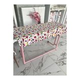 wren home Okul Sıra Örtüsü Fuşya Puanlı Lastikli Bone Tipi