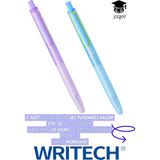 Writech 2 Adet 0.5 mm Silinebilir Jel Tükenmez Kalem Ütü-Isı Ile Silinme Uç Kısmı Silgisi Mavi Mürekkep - Çok Renkli - diğer