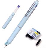 Writech Basmalı Mavi Dolma Kalem Fine Uç + 5li Kartuş W784