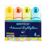 Writech Highlighters Astronaut (Fosforlu Kalemler) 4'lü