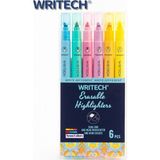 Writech Highlighters Silinebilir Fosforlu Kalemler 6'lı Set - Neon