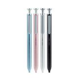 Wrıtech W-0156 Metal Up Siyah Gövde 0,7Mm Mavi Jel Kalem - 6'Lı Kutu
