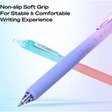 Wrıtech W-0163 Soft Grıp Nebula Mavi Jel Kalem - 96'Lı Stand