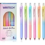 Wrıtech W-0163 Soft Grıp Nebula Yeşil/Mor Gövdeli Mavi Jel Kalem - 12'Li Kutu