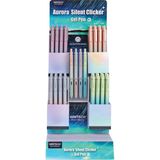 Wrıtech W-0171 Aurora 0,5mm Mavi Jel Kalem - 72'li Stand - TÜKENMEZ - STANDART - Karışık