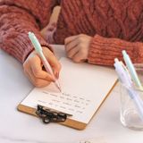 Wrıtech W-0178 0,5Mm Soft Grıp Turuncu Gövde Mavi Jel Kalem - 12'Li Kutu