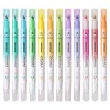 Wrıtech W-822 Silinebilir Fosforlu Kalem Neon Mavi - 12'Li Kutu