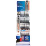 Wrıtech W-927 Basmalı Roller 0,5mm Kalem (Mavi-Siyah-Kırmızı) - 120'Lİ Stand - Karışık - TÜKENMEZ - STANDART
