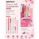 Writech W-Sf-7 Sakura Fall Kalem Seti Pembe 7’li Paket - Standart