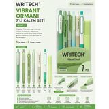 Writech W-Vf-7 Vibrant Ormanı Kalem Seti Yeşil 7’li Paket - Standart