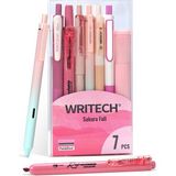 Writech Wrıtech W-JK04 Sakura Fall Kalem Seti (Pembe) - 7'li Set