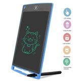 Writing Tablet Lcd 8.5 İnç Dijital Kalemli Çizim Yazı Tahtası Grafik Not Yazma Eğitim Tableti - Mavi