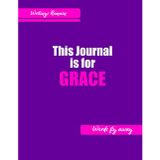 Writings Remain Words fly away: This journal is for GRACE Daughter,Mother ,Sister,Aunt,Friend,Teacher,Notebook Sketchbook,Wirebound Memo,Double-Sided ... Lined Half Unlined Paper,Hardcover Sketchbook