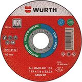 Wrt 115MM Inox Metal Kesici Taş Krom Metal Kesici Taş 10 Adet