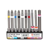 Wrt Bits Uç Seti Yıldız Uç Tork Uç 70MM Cobalt Çelik 10PCS - Gri