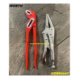 Wrt Cobalt Çelik Pense Ayarlı Kargaburun Pense Ayarlı Fort Pense 210MM 2set - Kırmızı