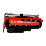Wrt Tornavida Bits Uç Seti Lokma Cırcır Set 12PCS Germany - Kırmızı - Gri