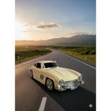 Ws-300Sl Nostaljik Araba Görünümlü Bluetooth,Hafıza Kartı,Usb Bellek,Aux Ve Radyo Destekli Hoparlör Bej