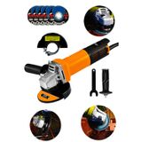 WS-45T 1800 Watt Metal Şanzuman Çift Bakır Sargı Avuç Içi Taşlama Demir Metal Kesme Makinası 5taş