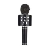 WS-858 Karaoke Mikrofon Aux Usb Ve Sd Kart Girişli Bluetooth Hoparlör Siyah