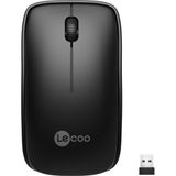 WS208 Kablosuz 1200DPI 3 Tuşlu Sessiz Pc, Mac, Dizüstü Bilgisayar Için, USB Mini Alıcı ile Optik Mouse Siyah