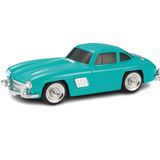 Wster WS-300SL Turkuaz Mercedes Klasik Benz Model Araba 10 W FM Radyo Bluetooth Hoparlör