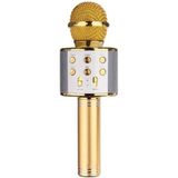 Wster WS-858 Gold Karaoke Bluetoothlu Mikrofon