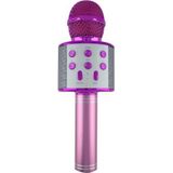 WSTER WS-858 Karaoke Mikrofon, Bluetooth Hoparlör, Pembe