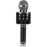 WSTER WS-858 Profesyonel Karaoke Mikrofon, Bluetooth Hoparlör, Siyah