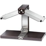 Wtryrn Ayarlanabilir Katlanabilir Raclette Eritici, Yarım Yuvarlak Peynir Isıtıcı, Büyük Tüpler, Kararlı Isı Dağıtımı, Hızlı Eritme, Bistrolar, Yiyecek Kamyonları ve Ev Kullanımı Için 220V - Siyah
