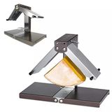 Wtryrn Çeyrek Yuvarlak Raclette Peynir Eritici, Ayarlanabilir Isıtma Çubukları, 1000W Güç, Yerden Tasarruflu, Verimli Eritme, Kafe Ve Bistrolarda 4 Kişilik 110V