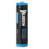 Wuben 18650 3.7 V 2600 Mah Şarjlı Pil
