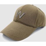 Wuclo W Nakışlı Ayarlanabilir Unisex Spor, Günlük ve Outdoor Şapka / Kep Haki