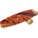 Wudie Ahşap Baskılı Denge Tahtası Rocket Balance Board Rocket Gym Board