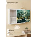wudie Ahşap Kablo Gizleme Kutusu Duvar Tipi Minimalist Modem Sigorta Kutusu Saklama Dekoratif Organizer