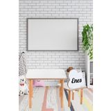 wudie Isme Özel Aktivite Masası Oyun Çalışma Masası Ve Sandalyesi Mobilya 1 Masa Sandalye montessori